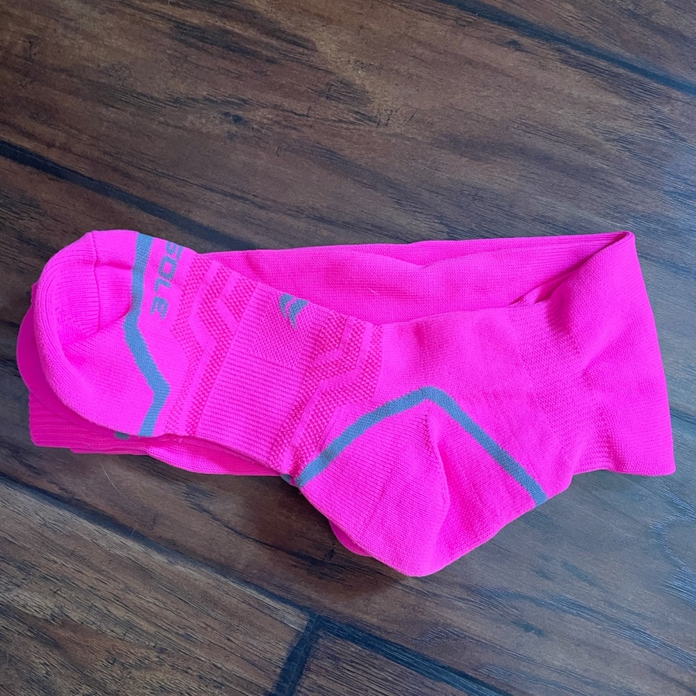 6 pair, Sof Sole Unisex Team Sport socks, Large, Pink,